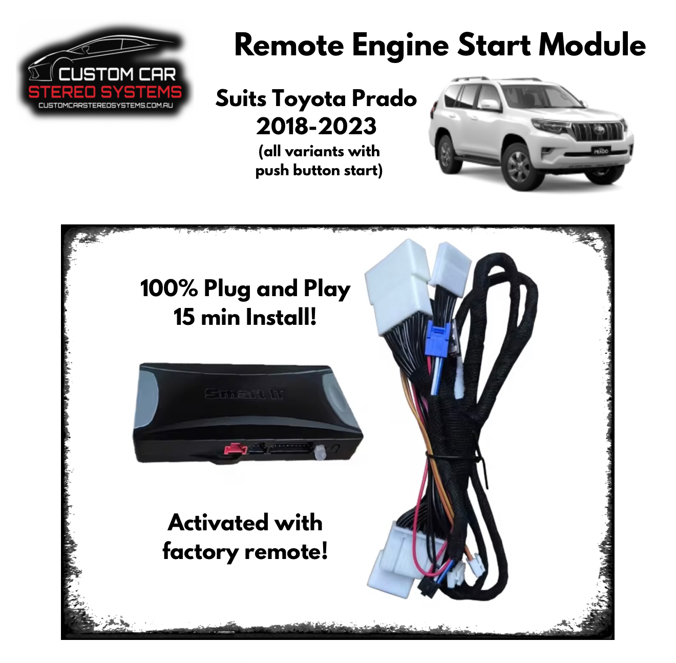 Toyota Prado 2018-2023 Remote Engine Start Module