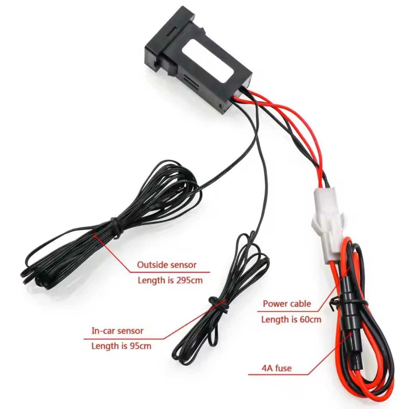 Digital Dual Thermometer / Temperature Display for Toyota Models