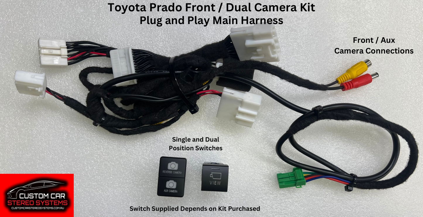 Toyota Prado 2014-2024 Plug and Play Front Camera Kit