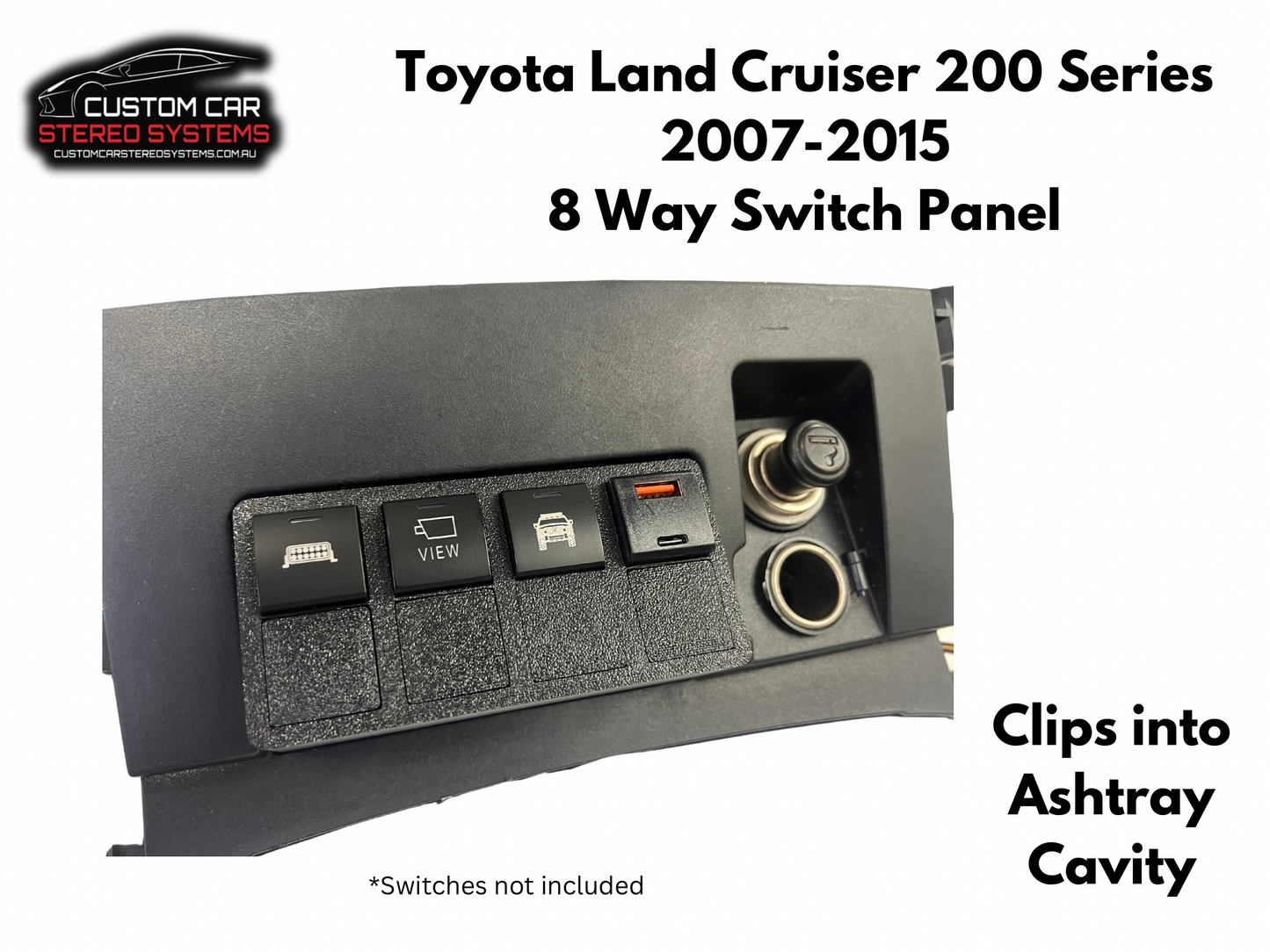 Toyota Land Cruiser 2007 - 2015 Switch Panel Ashtray Replacement