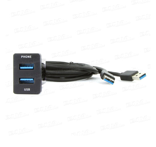 Dual USB 3.0 Switch Panel Adapter - Suits Isuzu Models